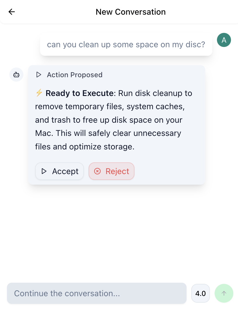 AI Issue Resolution Interface